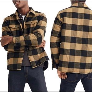Madewell Buffalo Plaid Twill Shirt Jacket ****
